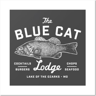 Ozark Blue Cat Lodge Missouri Posters and Art